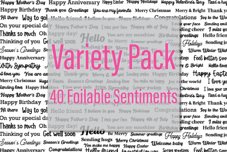 Foilable Sentiments Variety Pack