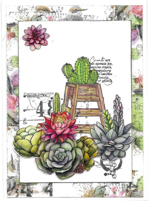 Prickly Blooms Layer It Up Washi