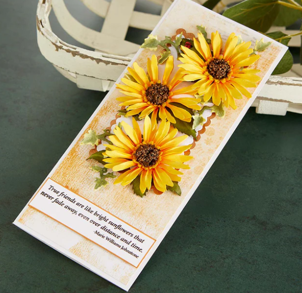 Sunflower and Lady Bug Diecuts
