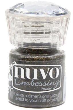 Carbon Sparkle  Nuvo Embossing Powder .74oz
