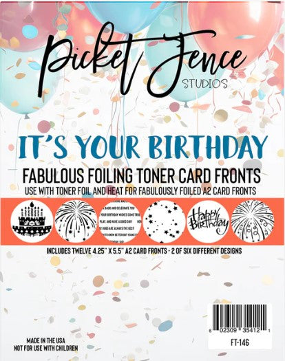 It's Your Birthday Toner Sheets