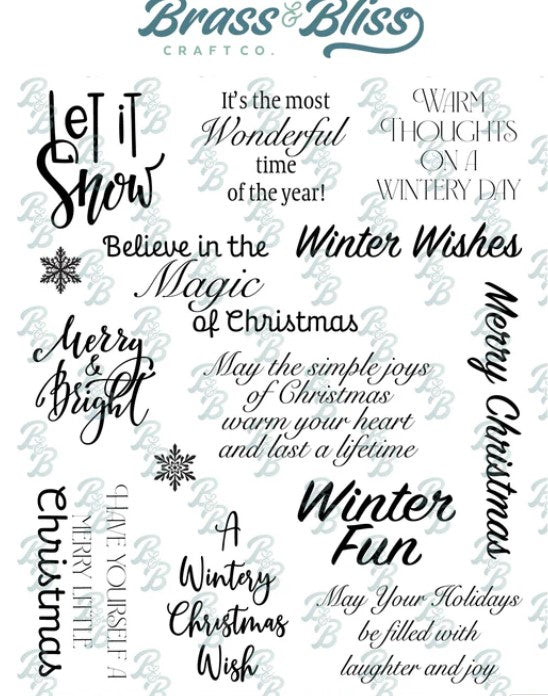 Let It Snow Stamp Set