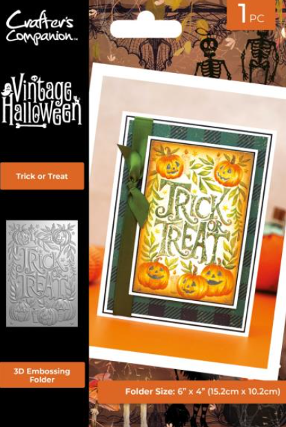 Trick or Treat Embossing Folder