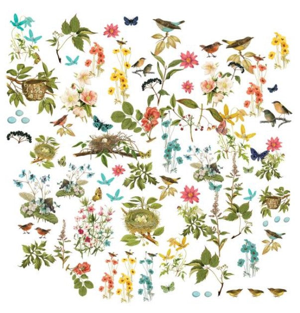 Birdsong Wildflower Laser Cuts