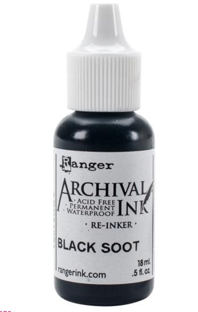 Black Soot Distress Archival Re-Inker