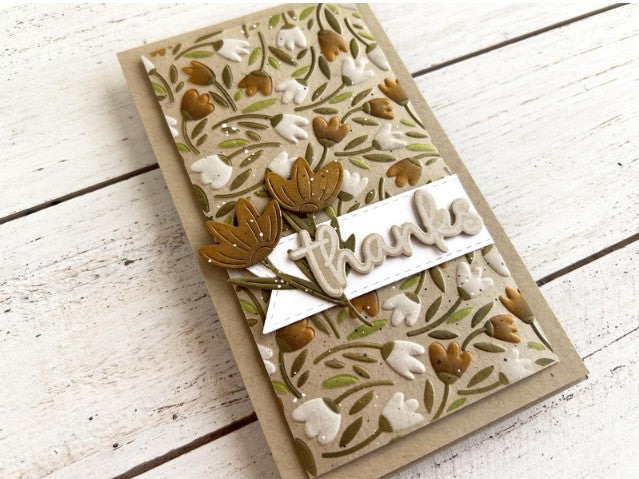 Blooming Botanical 3D Embossing Folder