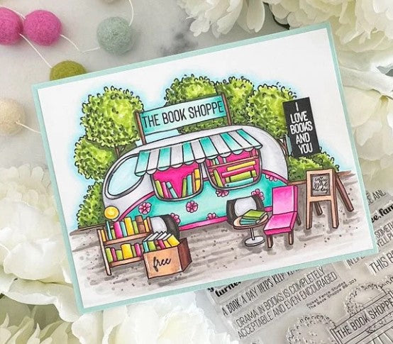 The Book Shoppe Stamp Set