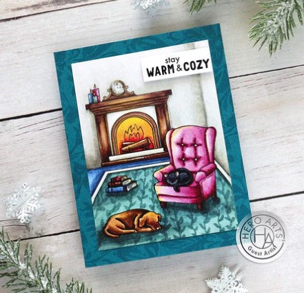 Cozy Study Stamp & Die