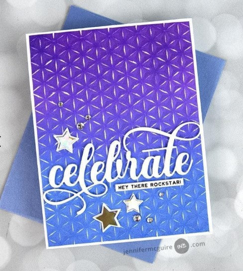 Diamond Stars Embossing Folder