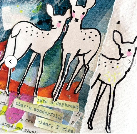 Fawn Stamp Set Dina Wakley