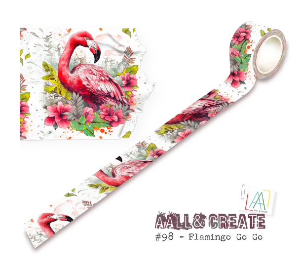 Flamingo Go Go Layer It Up Washi