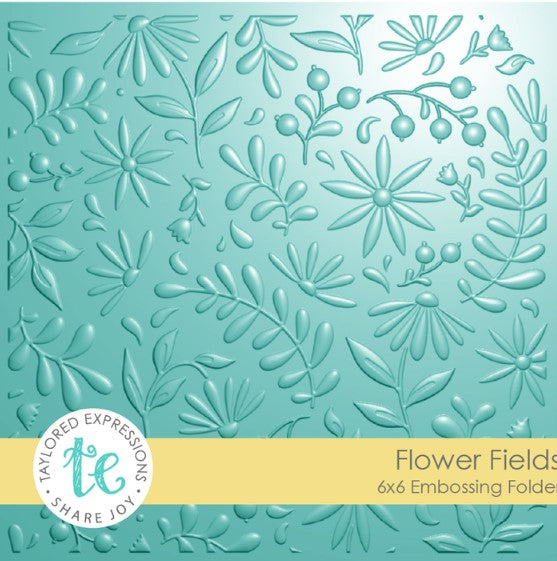 Flower Fields 3D Embossing Folder