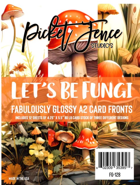 Let's Be Fungi Glossy A2 Card Fronts