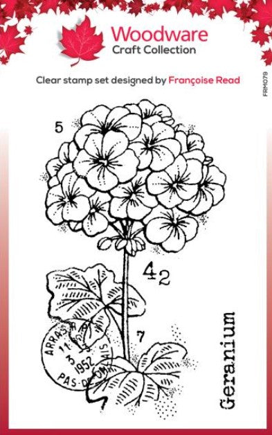 Mini Geraniums Stamp Set