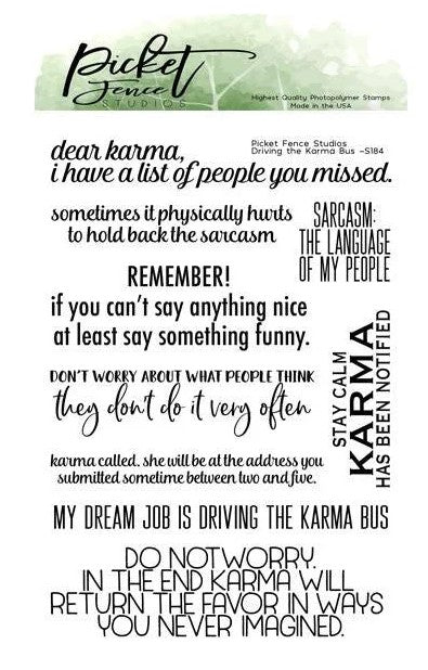 Driving the Karma Bus Stamp Set