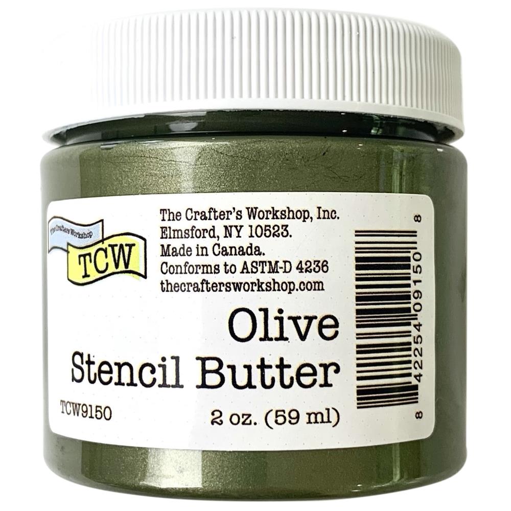 Olive Stencil Butter