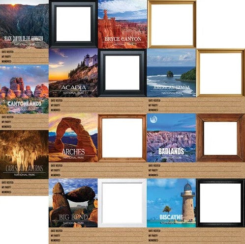 National Park Travelogue 12 x 12 Paper Bundle