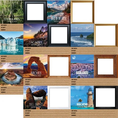 National Park Travelogue 12 x 12 Paper Bundle