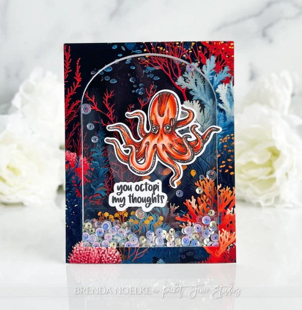 Coral Reef Glossy A2 Card Fronts