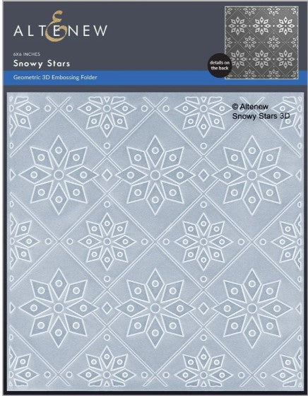 Snowy Stars Embossing Folder