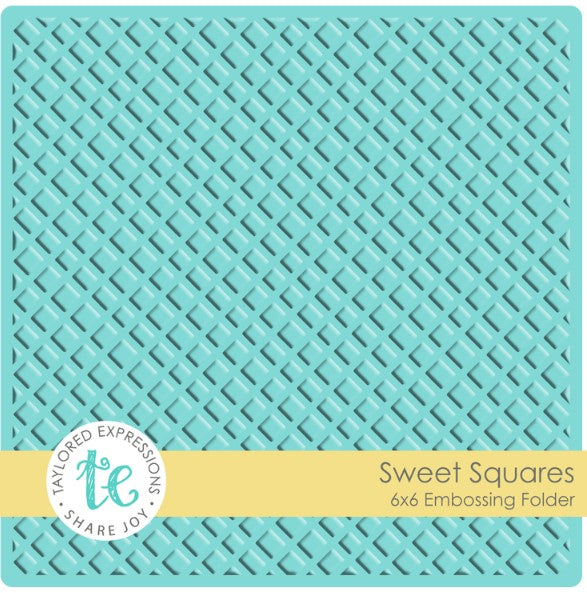 Sweet Squares Embossing Folder