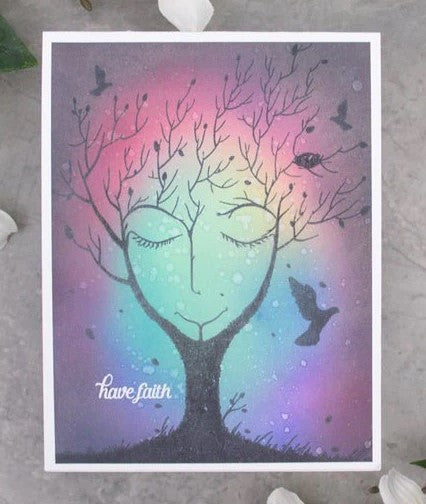 The Sleeping Tree Stamp Set