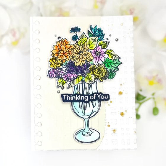 Beauty In a Vase Stamp & Die Combo