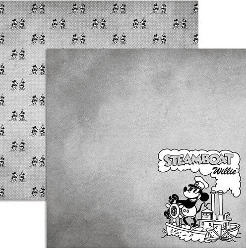 Steamboat Willie 12 x 12 Paper Bundle