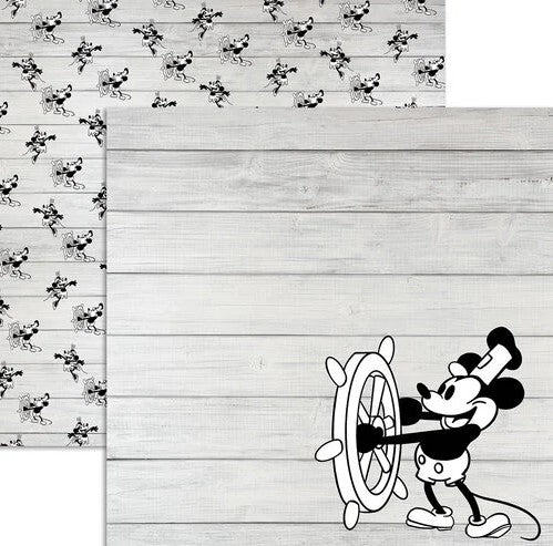 Steamboat Willie 12 x 12 Paper Bundle