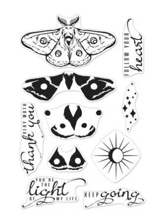 Moth Clear Stamp Set